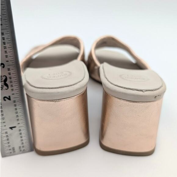 Paul Green Tisha Slide Sandal Women's Rosato Nappa Metallic Size US7/UK4.5 EU38 - Picture 4 of 13